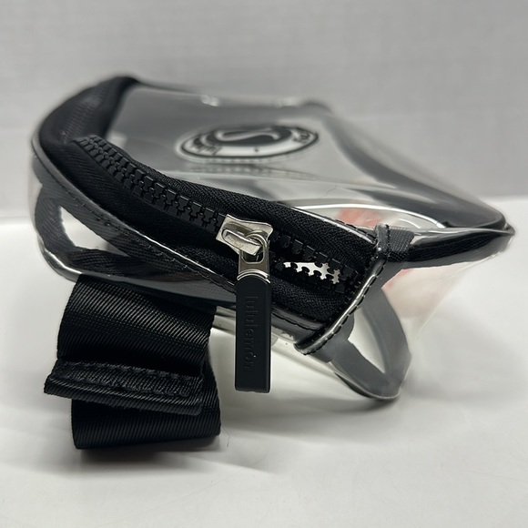 Lululemon Clear Everywhere Plastic Belt Bag Logo Stadium 1L Fanny Pack NWT New - Picture 3 of 9